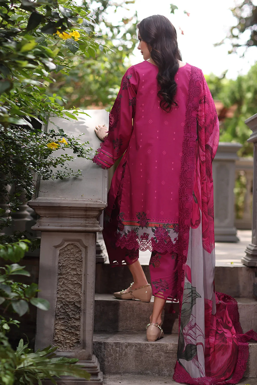 RT1335-Charizma - Summer 3PC Lawn Digital Print Dress