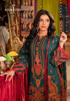RT1269-Asim Jofa - Winter 3PC Karandi Digital Print Dress