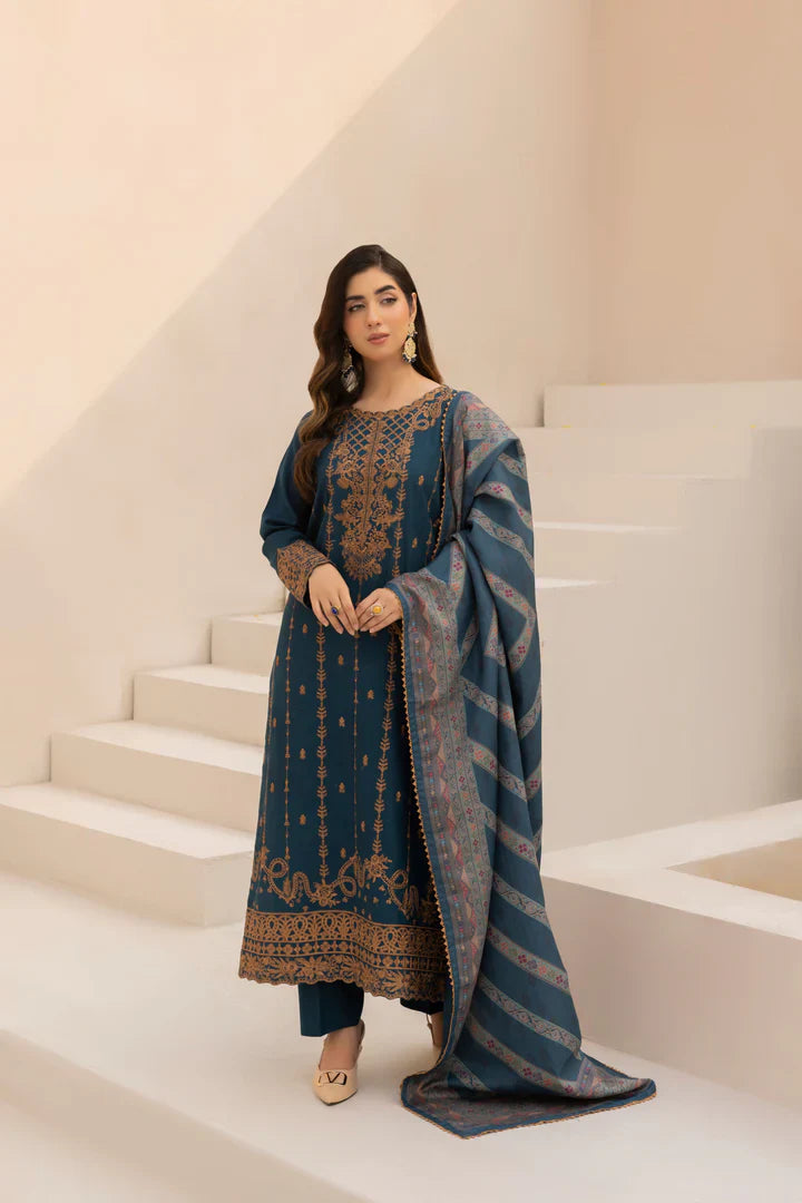 RT1223-Mohagni - Winter 3PC Dhanak Embroidered Suit