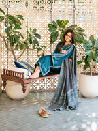 RT1278-izel - Winter 3PC Dhanak Embroidered Suit