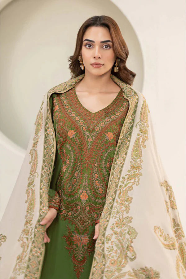 RT913 - Maria.B. 3 Piece Embroidered Lawn Suit