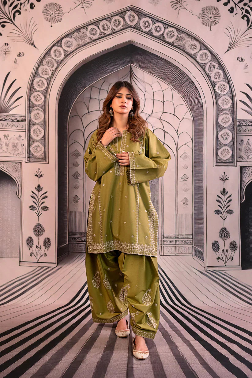 RT1242-Urge - Winter 3PC Dhanak Embroidered Suit