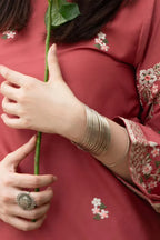 RT934-Zara shahjahan 2Pc Embroidered Lawn Suite With Fully Embroidered trouser