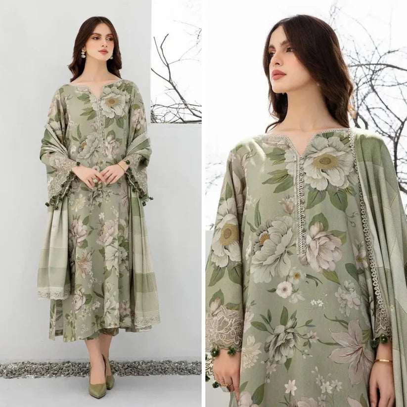 RT1111- Lawn 3PC Printed Printed Suit