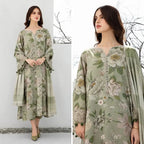 RT1111- Lawn 3PC Printed Printed Suit