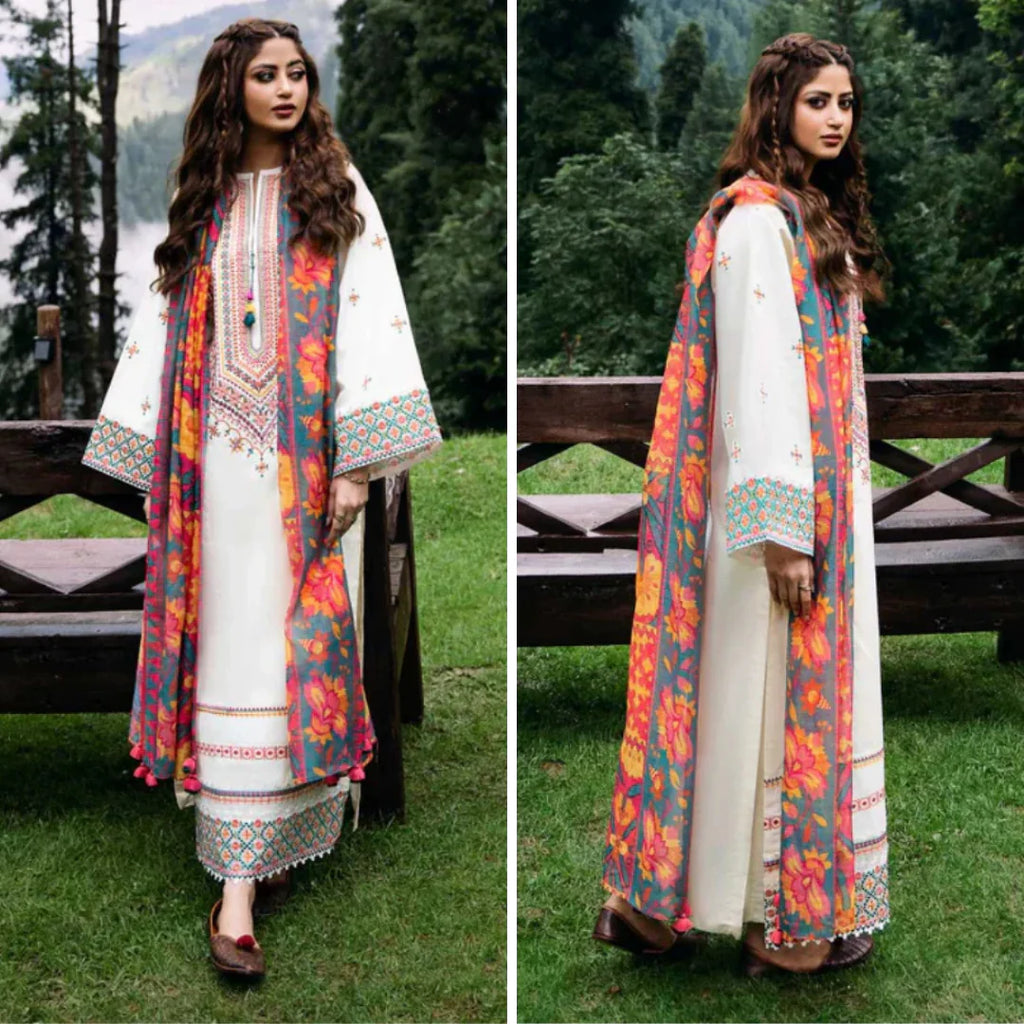 RT920 - Sapphire 3PC Lawn Embroidered Suit
