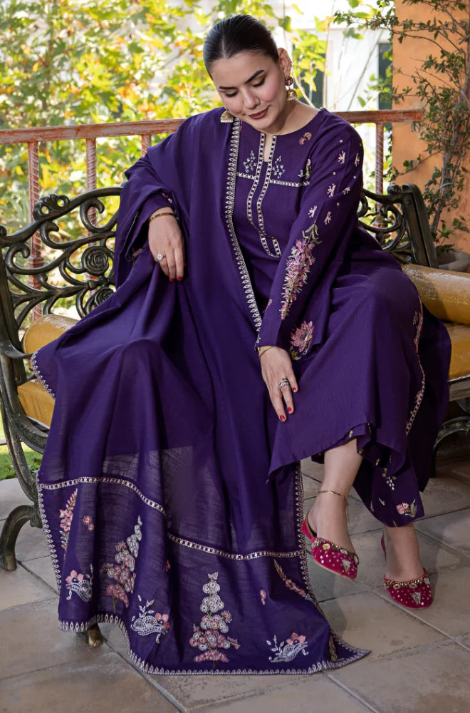 RT1289-Urge - Winter 3PC Dhanak Embroidered Suit