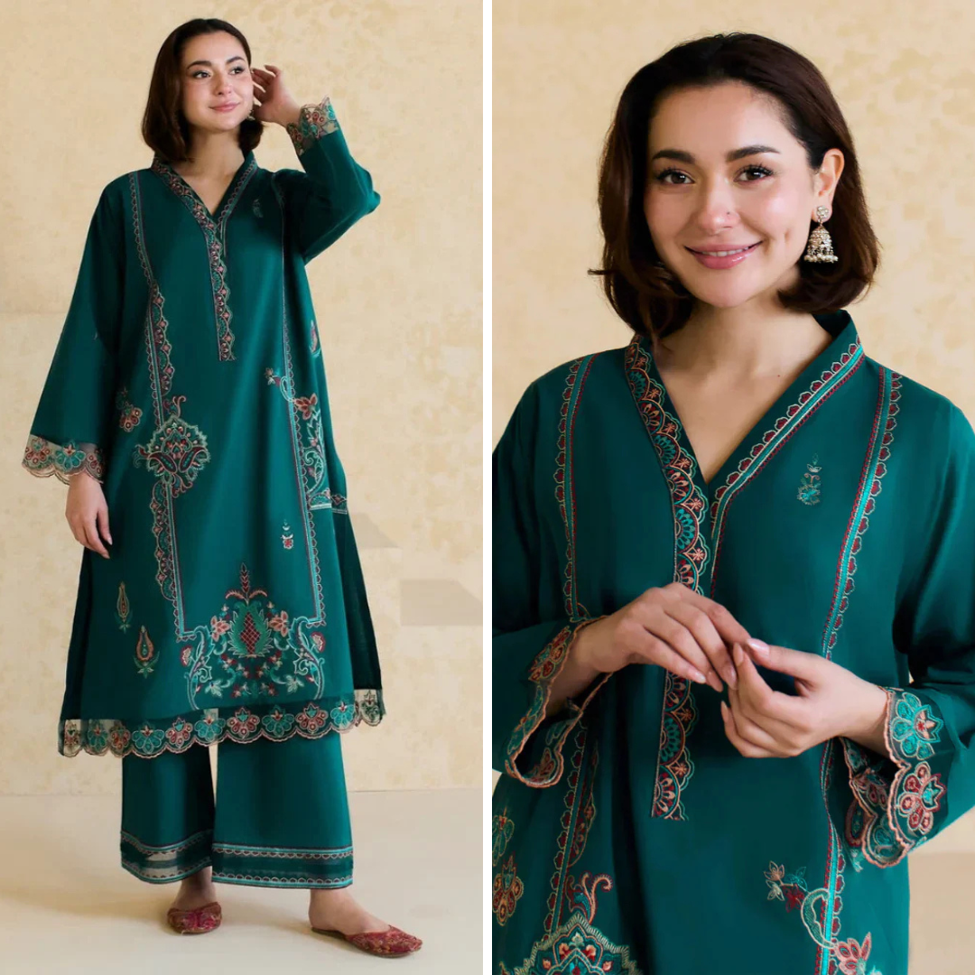 RT1232-Mishkaa - Winter 2PC Dhanak Embroidered Suit