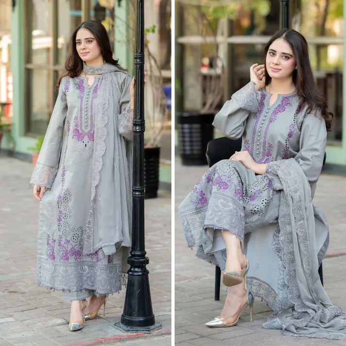 RT1225-Mushaq - Winter 3PC Dhanak Embroidered Suit