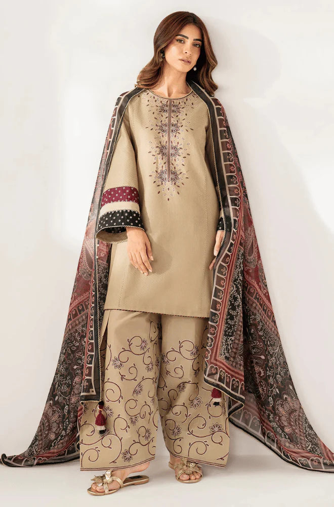 RT1231-Jazmin - Winter 3PC Dhanak Embroidered Suit