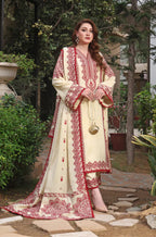 RT1256-Asim Jofa - Winter 3PC Dhanak Embroidered Suit