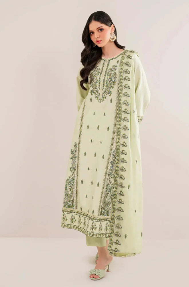 RT1252-Florent - Winter 3PC Dhanak Embroidered Suit