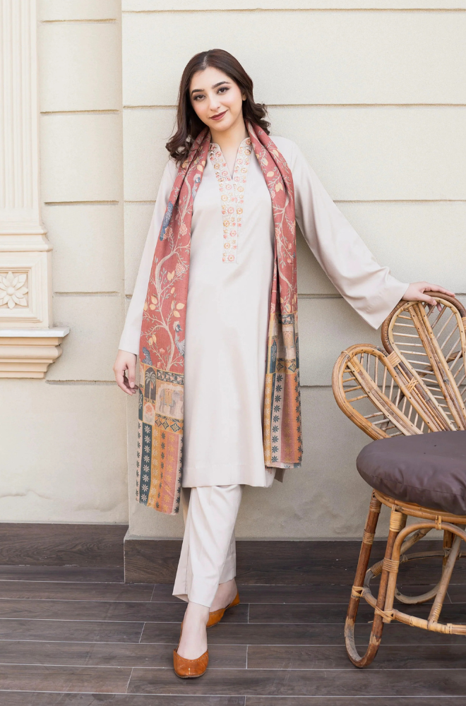 RT1243-Asling - Winter 3PC Dhanak Embroidered Suit
