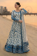 RT1346-FAIZA SAQLAIN - Summer 3PC Lawn Printed Lawn Silk