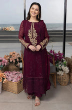 RT1317-AZURE - Summer 3PC Lawn Embroidered Suit