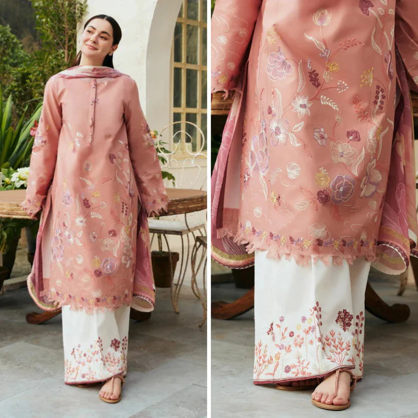 RT902 - Coco By ZaraShahjahan Summer 3PC Lawn Embroidered Suit