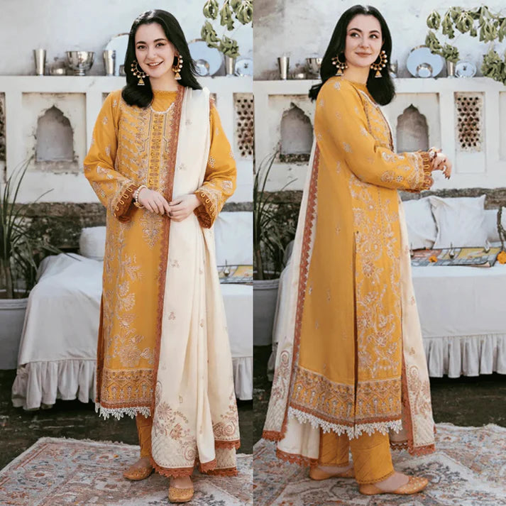 RT1226-Florent - Winter 3PC Dhanak Embroidered Suit