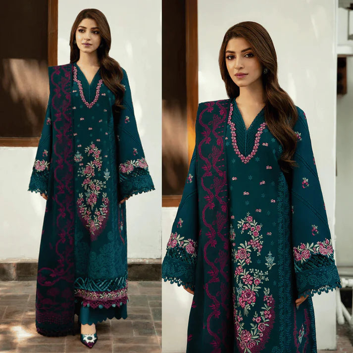 RT1224-Sobia Nazir - Winter 3PC Dhanak Embroidered Suit