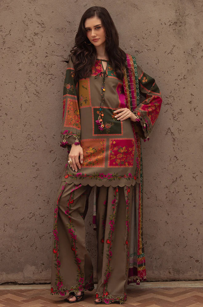 RT1254-Charizma - Summer 3PC Lawn Digital Print Dress