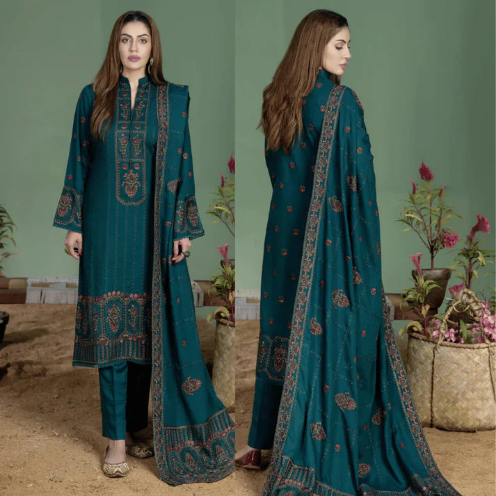 RT1220-Mohagni - Winter 3PC Dhanak Embroidered Suit