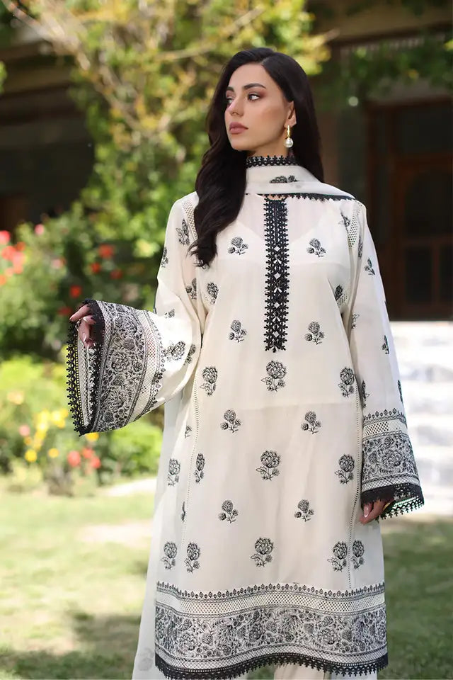 RT937 - Breeze 3PC Lawn Embroidered Suit