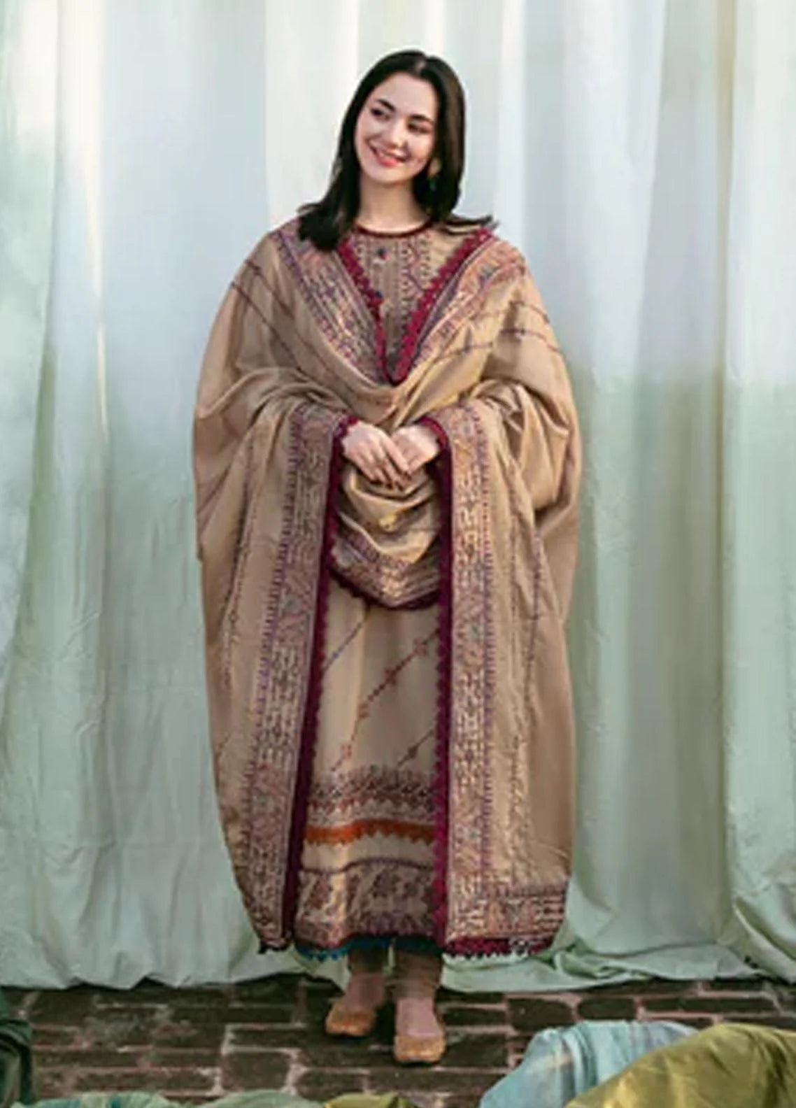 RT1228-Florent - Winter 3PC Dhanak Embroidered Suit