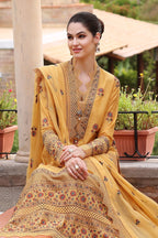 Bareeze -Embroided 3pc lawn dress with embroidered chiffon dupatta-RT541