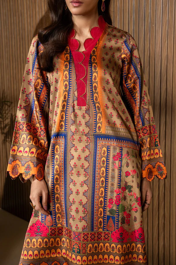 RT1271-Maryum N Maria Winter 3PC Karandi Digital Print Dress