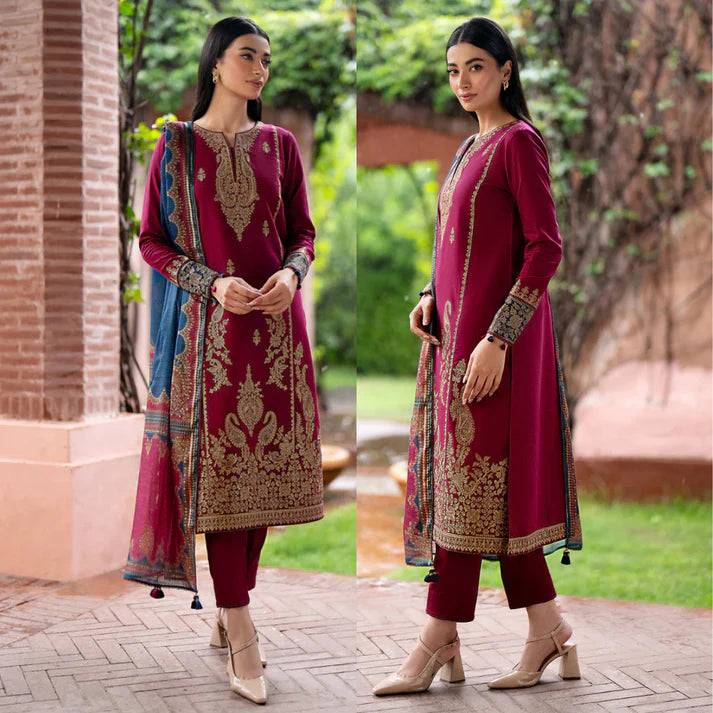 RT917- Jazmin 3 Piece Embroidered Lawn Suit