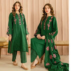 RT945-Lawn Unstitched 3 Piece Embroidered Dress