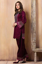 Laj wanti 2Pc Embroidered Lawn Suite With Fully Embroidered trouser & Patches-RT411